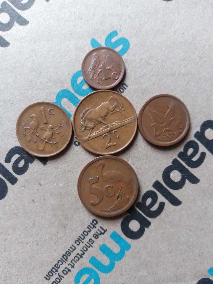 Mandela and old coins