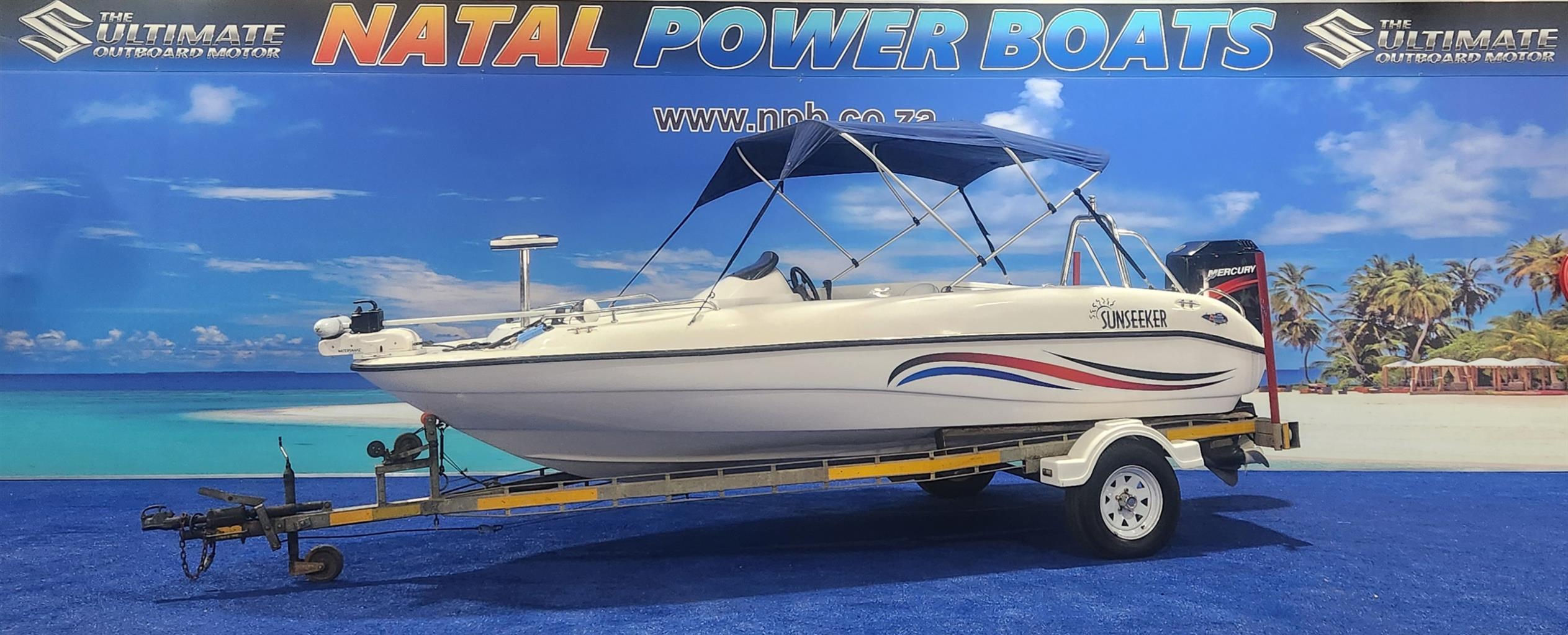 SUNSEEKER 170 ON TRAILER 125 HP MERCURY FINANCE ARRANGED