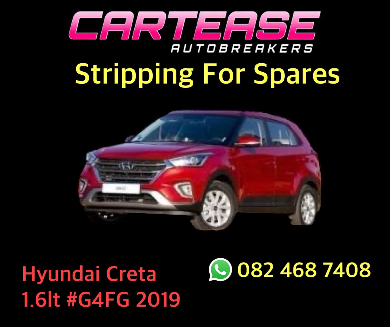 2019 Hyundai Creta 1.6 #G4FG Stripping For Spares - Private Seller 2019 Hyundai Creta 1.6 #G4FG Stripping For Spares - Private Seller