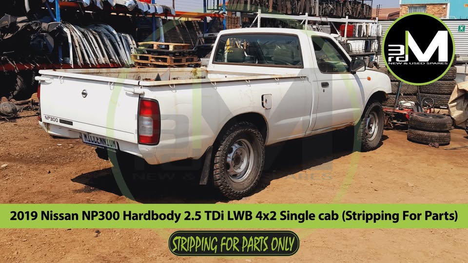 2019 NISSAN NP300 HARDBODY 2.5 TDi LWB 4x2 SINGLE CAB (STRIPPING FOR PARTS)