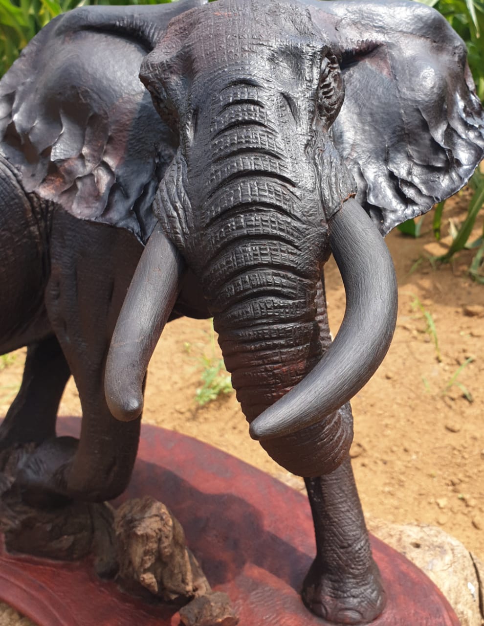 Fine art,wildlife carvings,on Ironwood