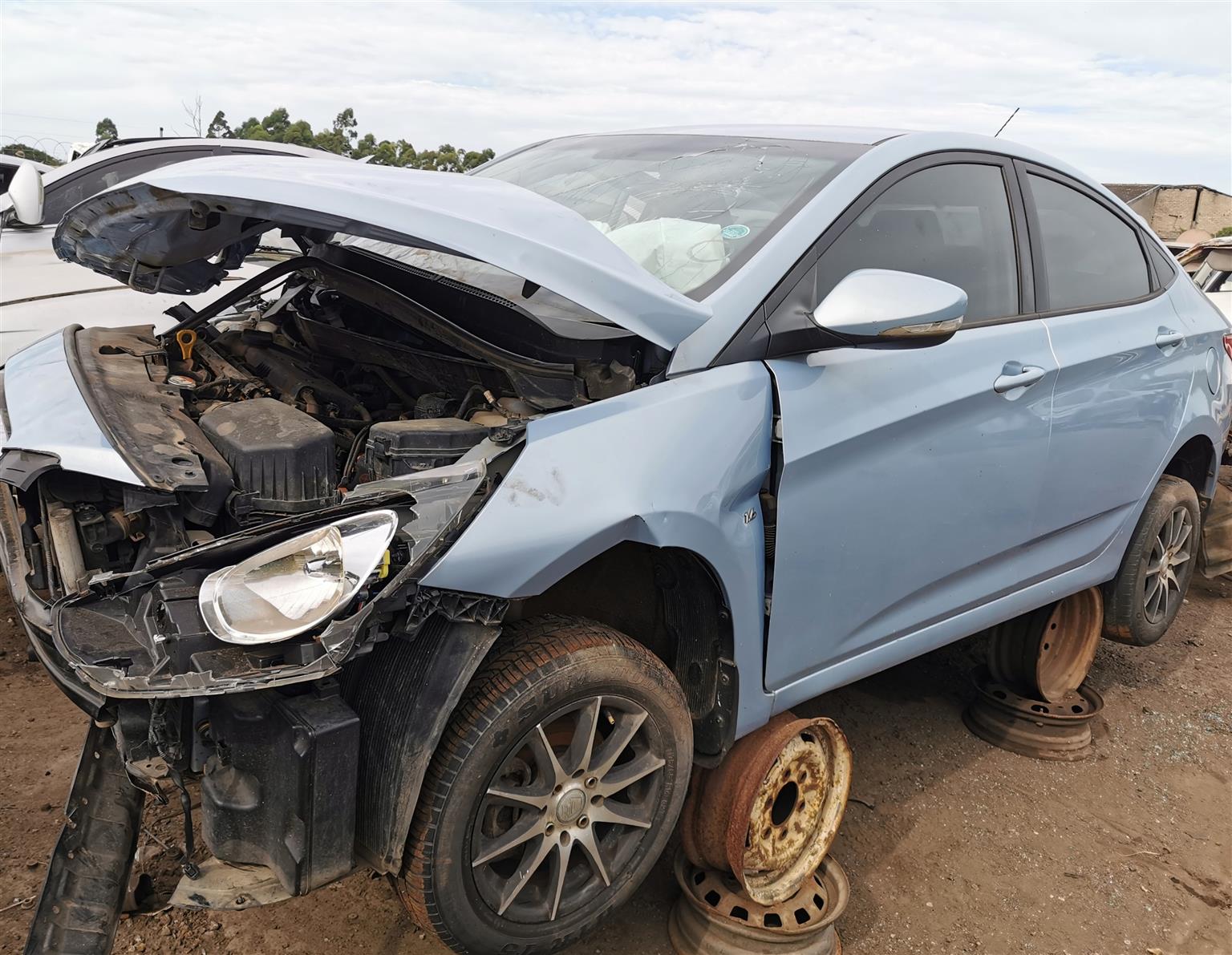 Hyundai Accent 2012 model available for spare parts