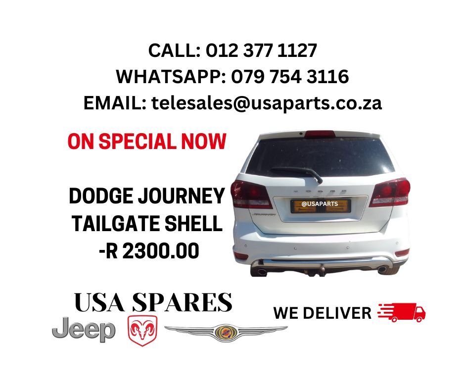 On Special Now - Dodge Journey Used Tailgate Shell For Sale - Private Seller On Special Now - Dodge Journey Used Tailgate Shell For Sale - Private Seller