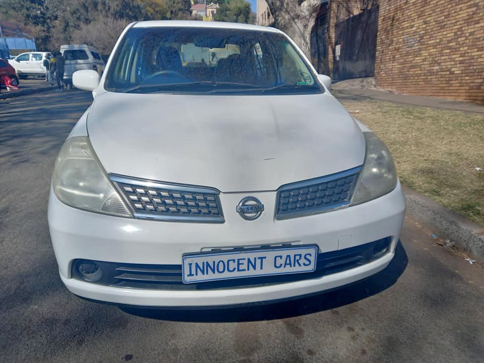 2009 NISSAN TIIDA 1.6 ENGINE PETROL, MANUAL, WHITE COLOR