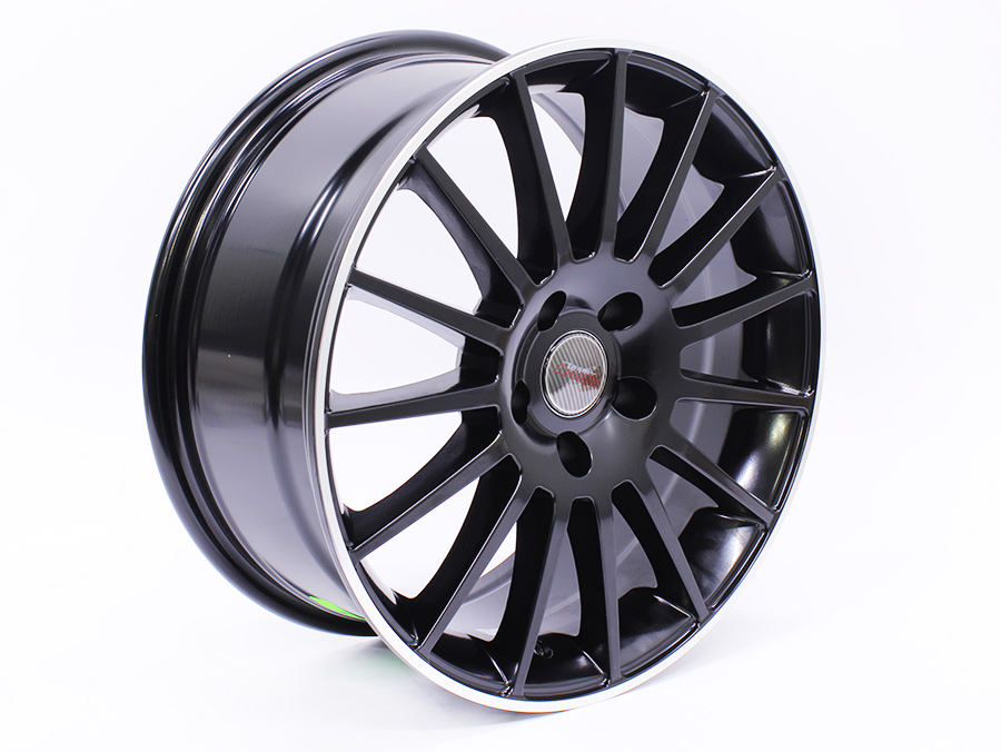 17″ A-Line Maison 5/112 Silver & Black Machine Face Alloy wheels