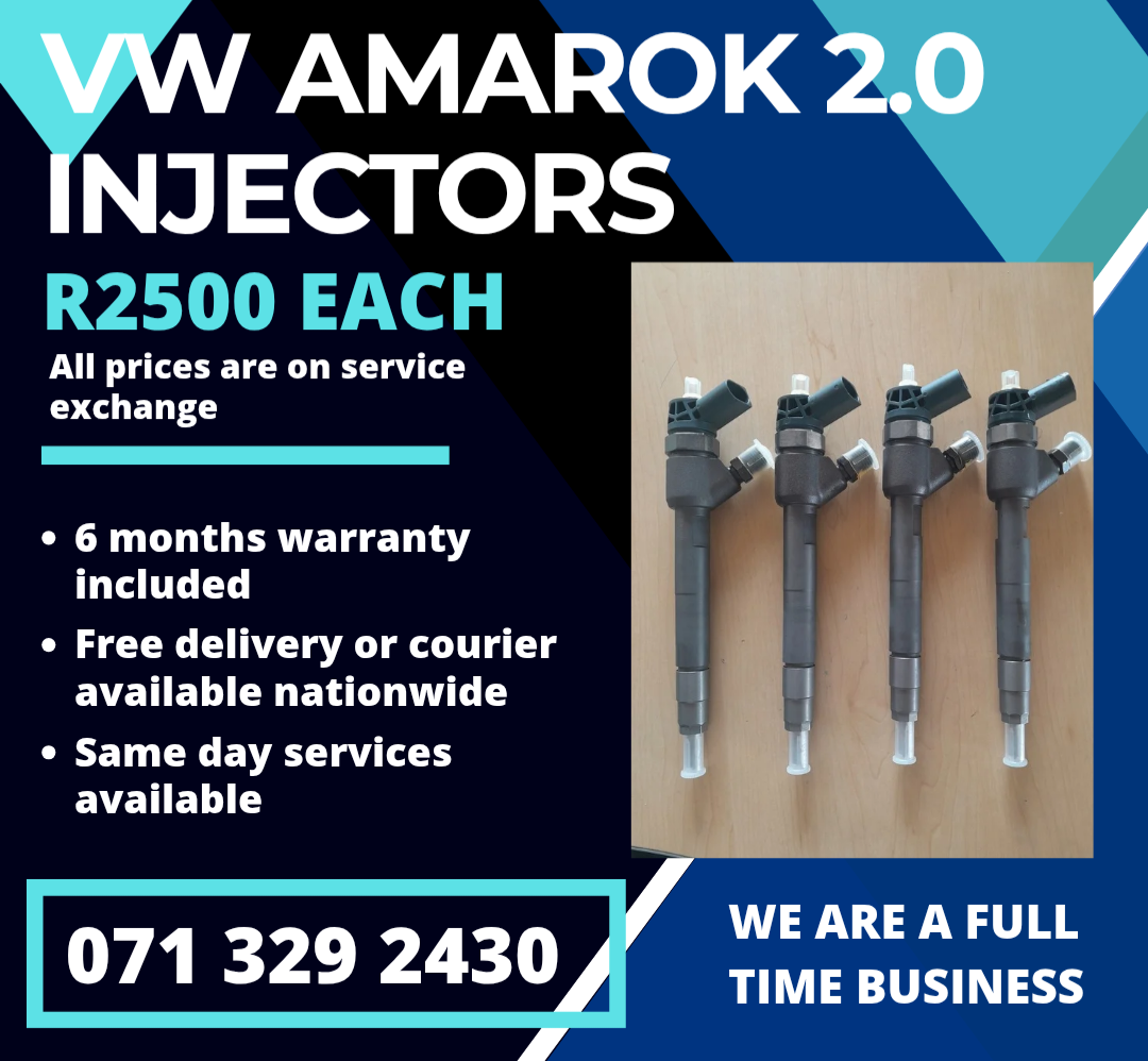 VW AMAROK 2.0 INJECTORS FOR SALE WITH WARRANTY - Private Seller