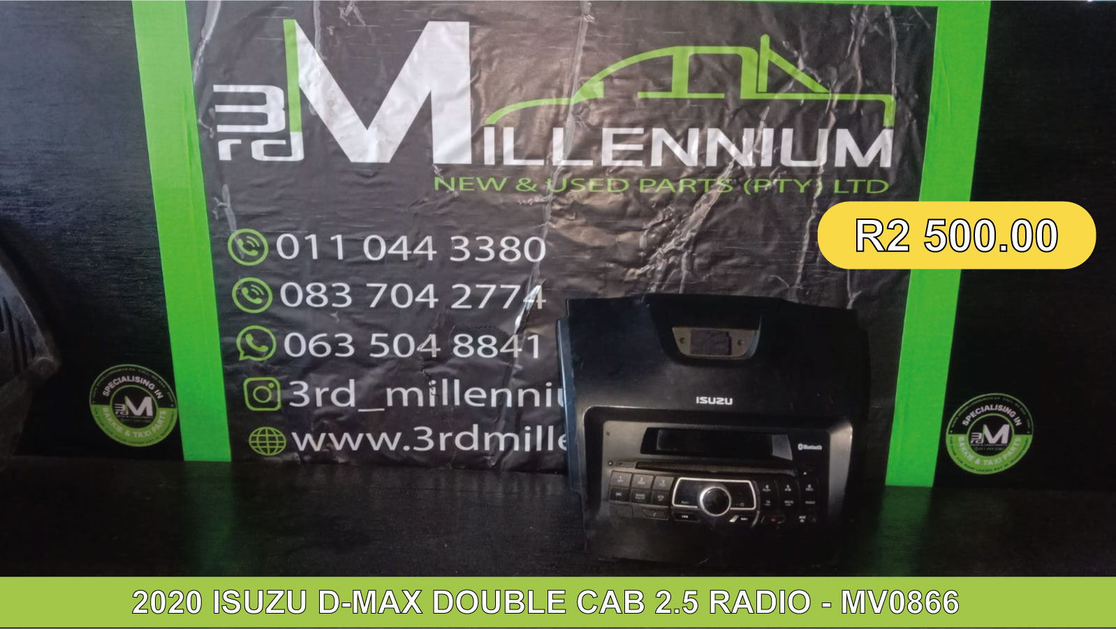 2020 ISUZU D-MAX DOUBLE CAB 2.5 RADIO - MV0866 - Private Seller