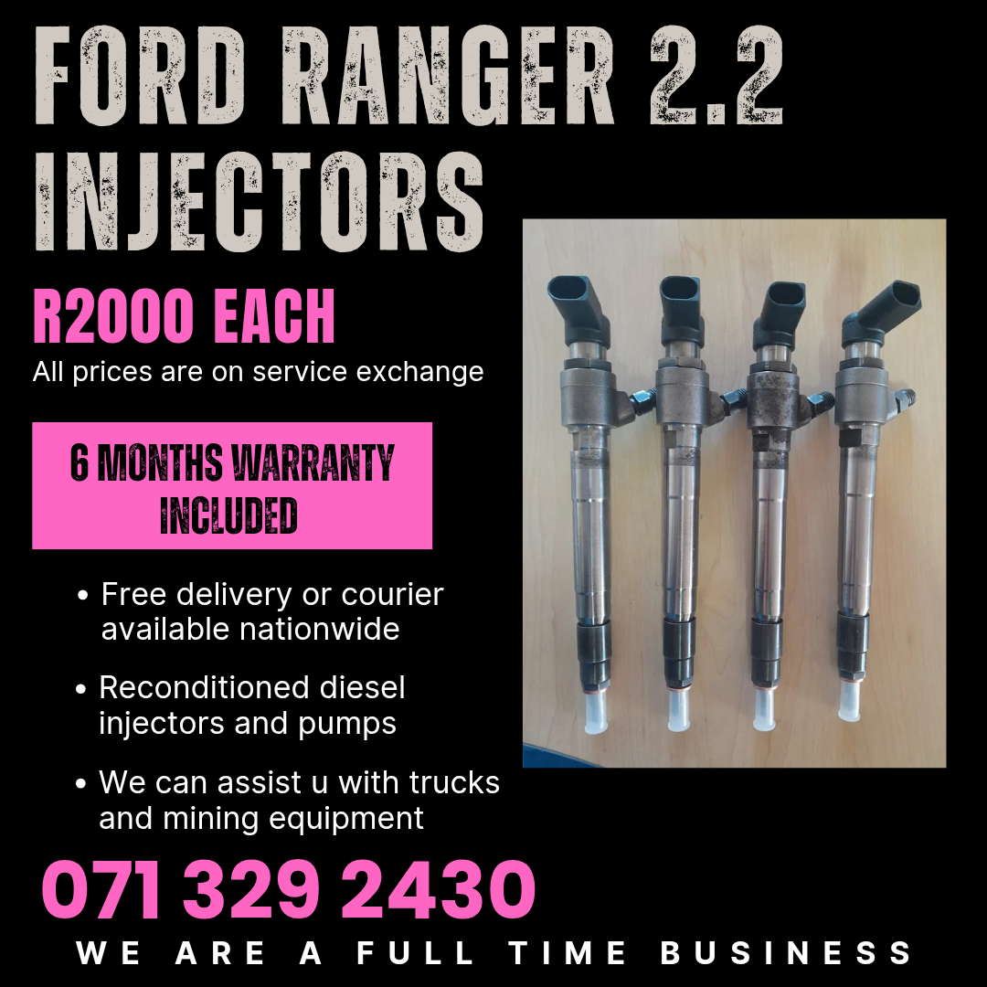 FORD RANGER 2.2 INJECTORS FOR SALE WITH WARRANTY INCLUDED - Private Seller FORD RANGER 2.2 INJECTORS FOR SALE WITH WARRANTY INCLUDED - Private Seller