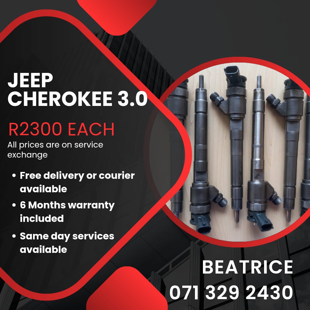 JEEP CHEROKEE 3.0 INJECTORS FOR SALE WITH WARRANTY INCLUDED - Private Seller JEEP CHEROKEE 3.0 INJECTORS FOR SALE WITH WARRANTY INCLUDED - Private Seller
