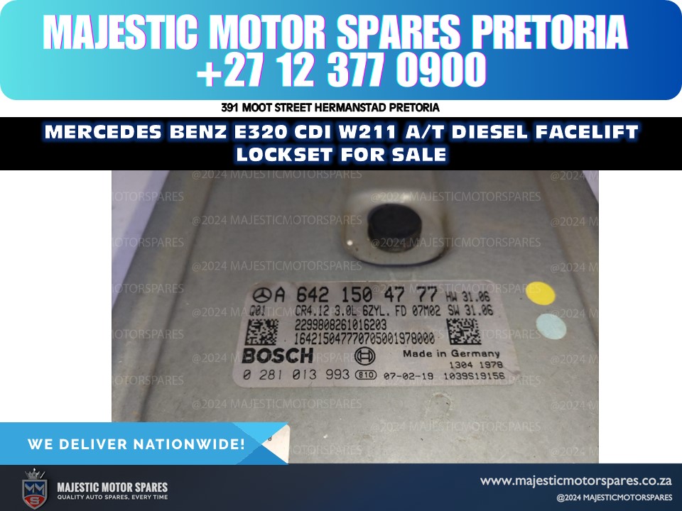 mercedes benz e320 cdi w211 a/t diesel facelift lockset for sale - Private Seller