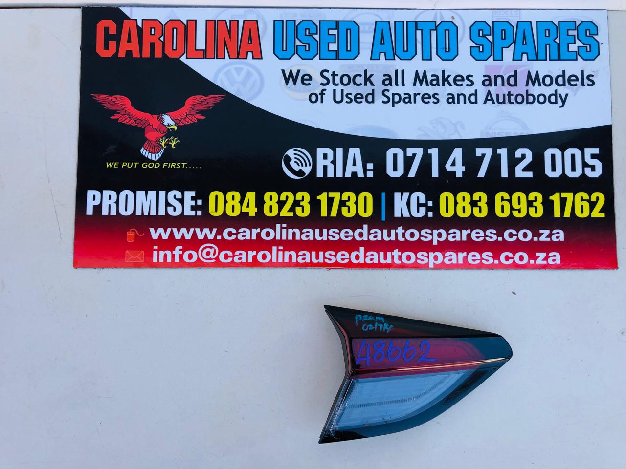 Opel Corsa F left side inner taillight (tailgate) - Private Seller