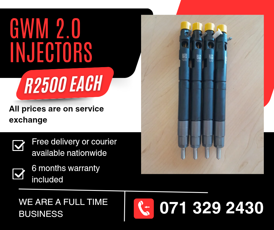 HAVAL 2.0 INJECTORS FOR SALE WITH WARRANTY INCLUDED - Private Seller HAVAL 2.0 INJECTORS FOR SALE WITH WARRANTY INCLUDED - Private Seller