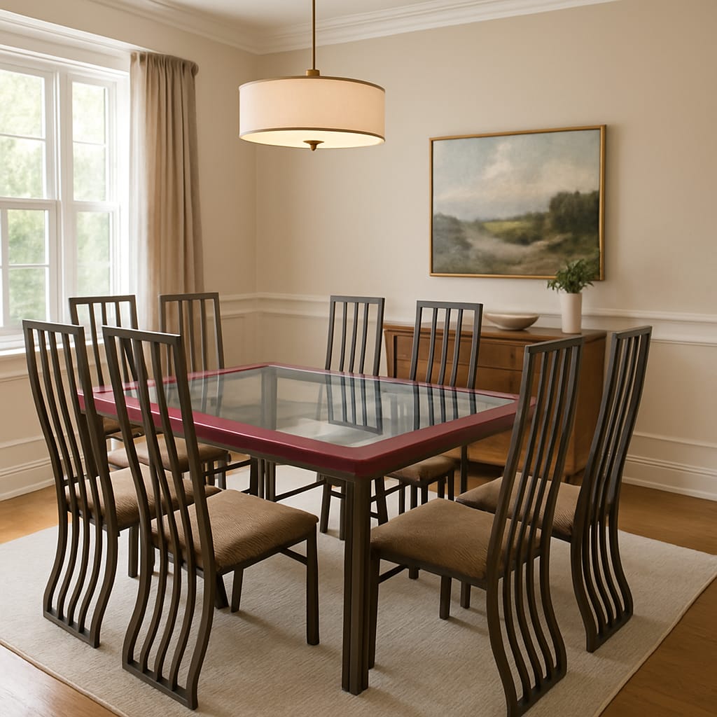 Wrought Iron Dining Room Suite 8 Seater Wrought Iron Dining Room Suite 8 Seater