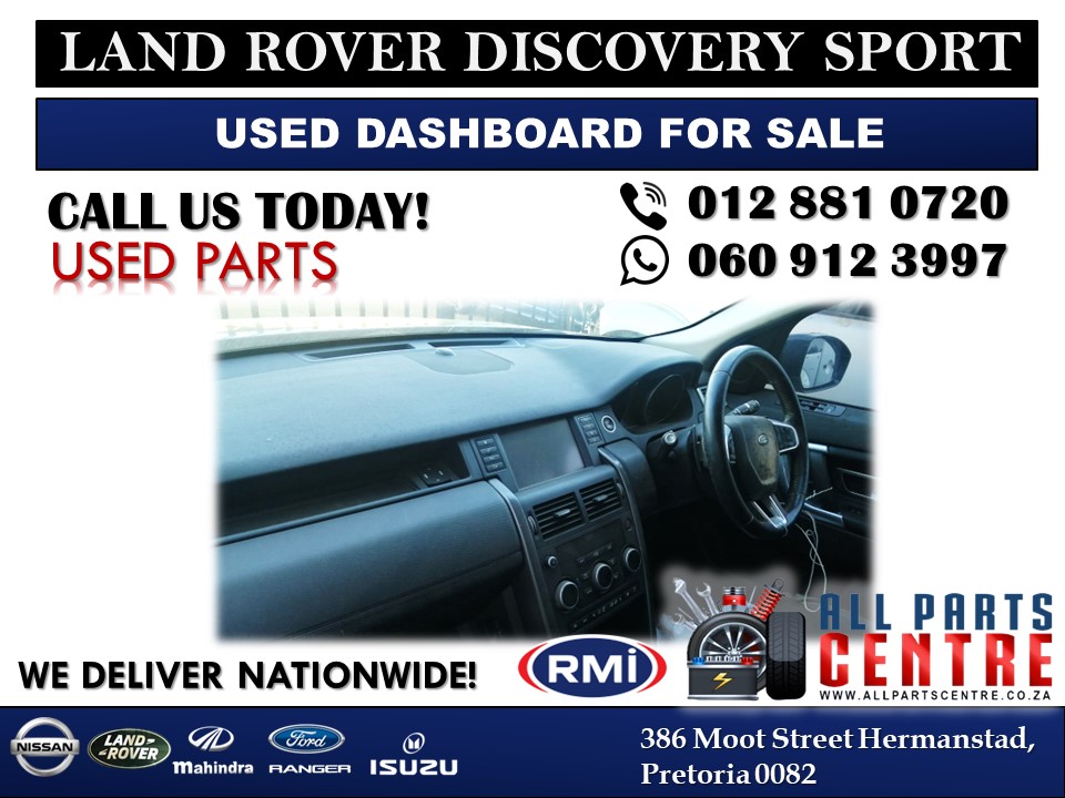 Land Rover Discovery Sport Used Dashboard for Sale - Private Seller Land Rover Discovery Sport Used Dashboard for Sale - Private Seller