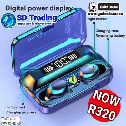 True Wireless Earbuds with Powerbank F9-5