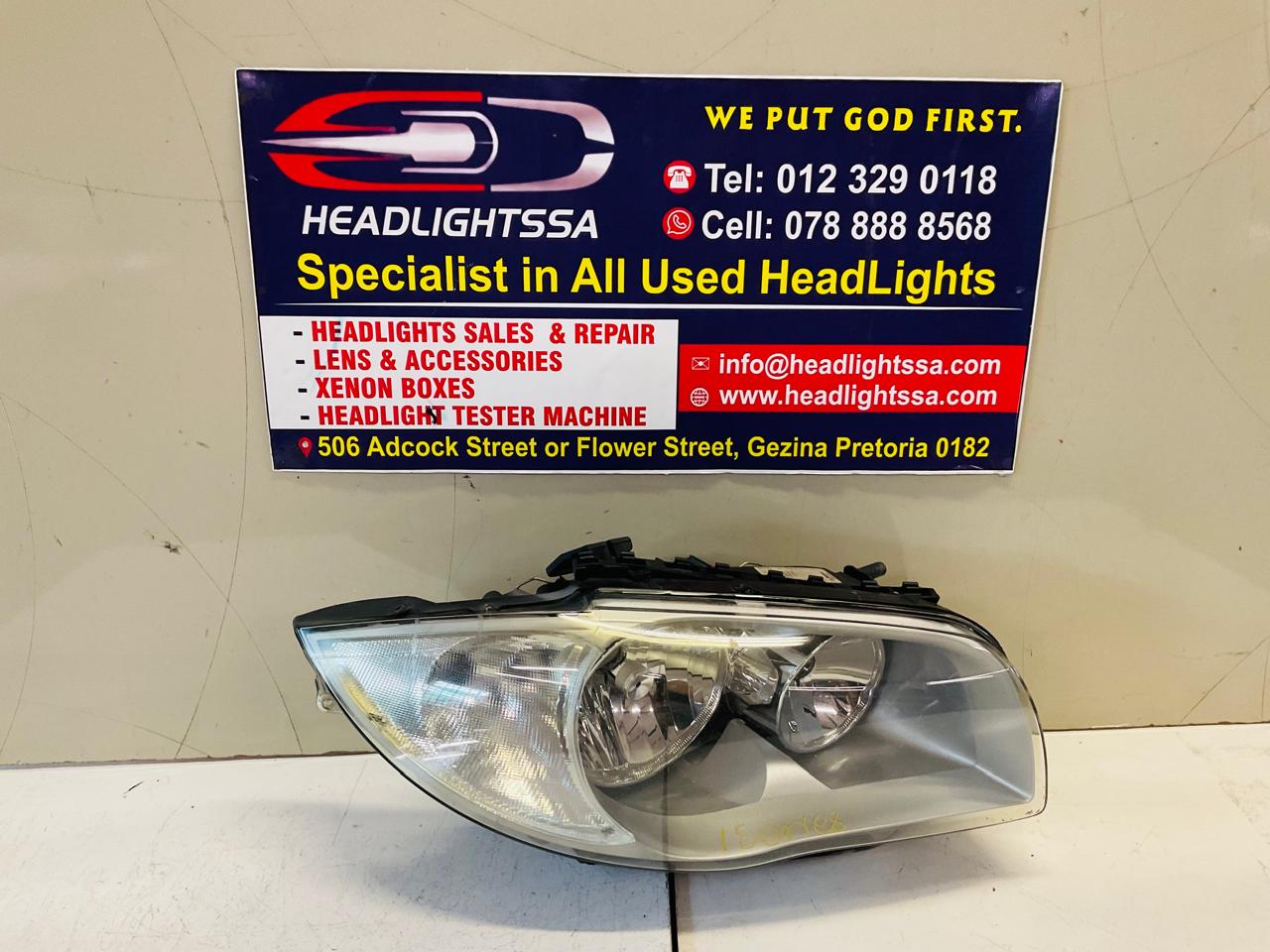 BMW E87/E82 1 series right side headlight - Private Seller BMW E87/E82 1 series right side headlight - Private Seller