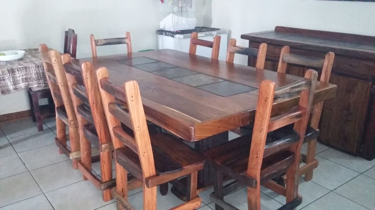 8 sitter table & chairs