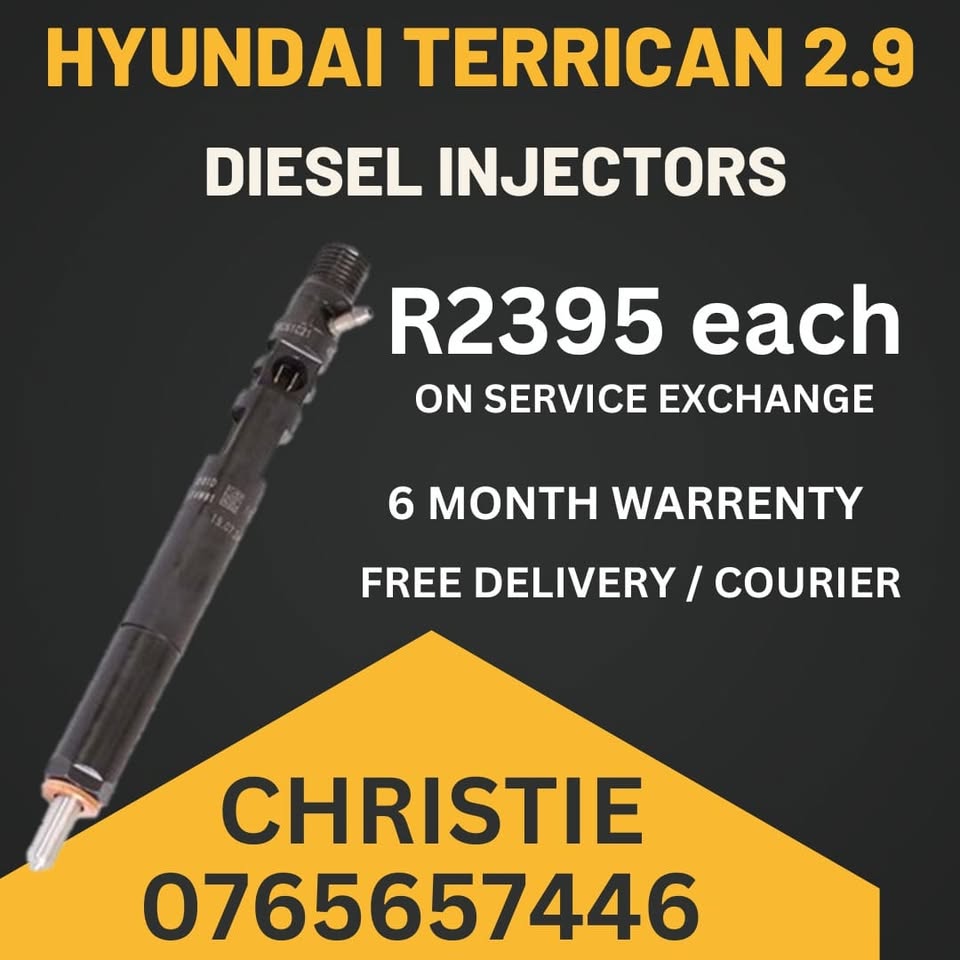 Hyundai Terrican 2.9 Diesel Injectors for sale with 6month Warrenty - Private Seller