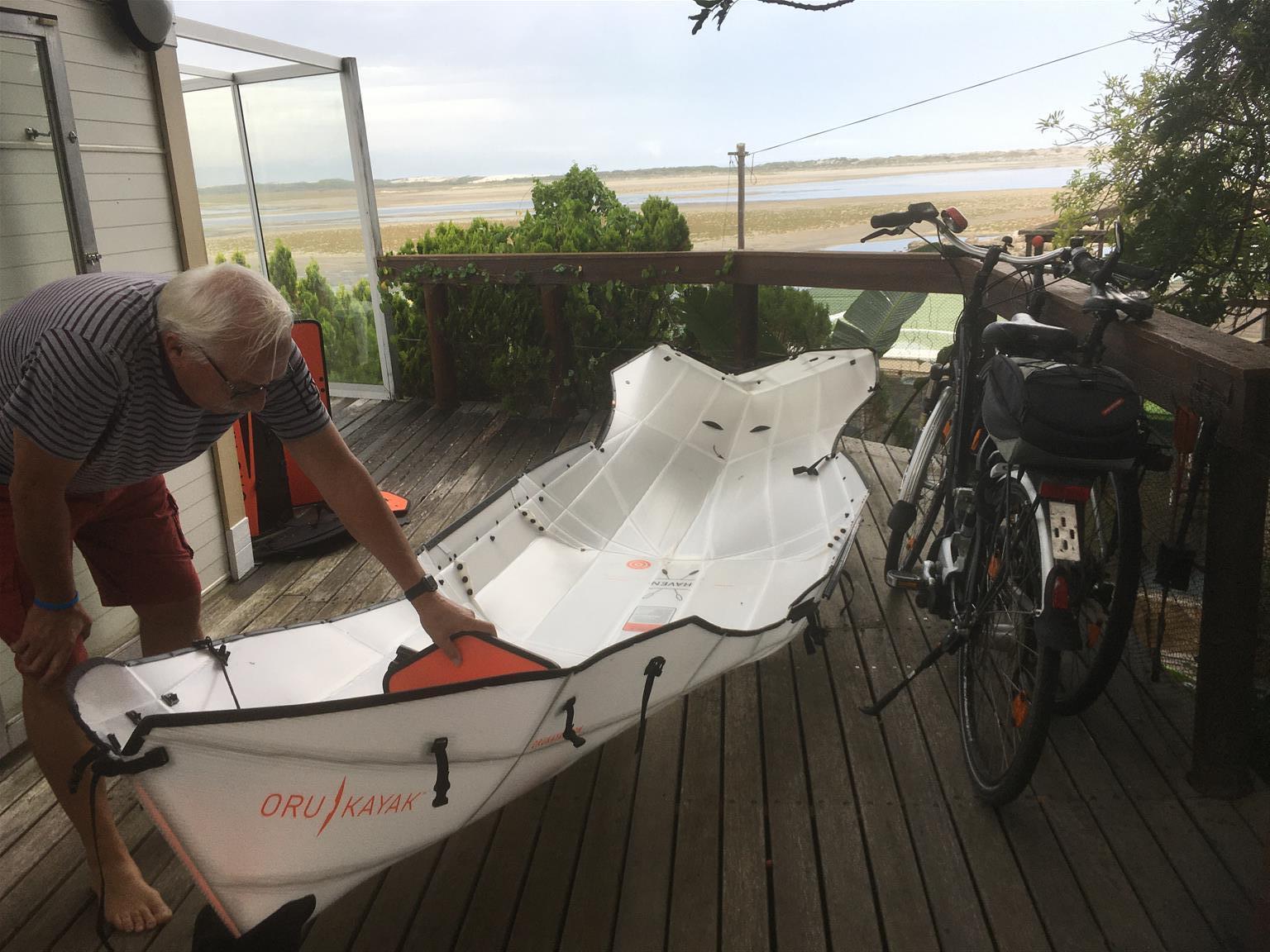 Folding Kayak (tandem) Orukayak Haven 2019 - seldom used, in mint condition