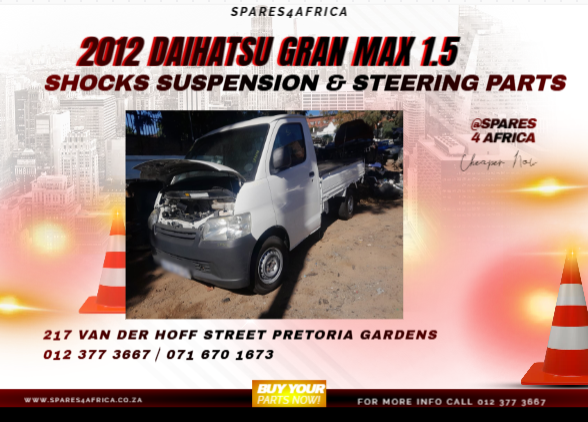 2012 Daihatsu Gran Max 1.5 Suspension, Shocks, and Steering Parts for Sale - Private Seller