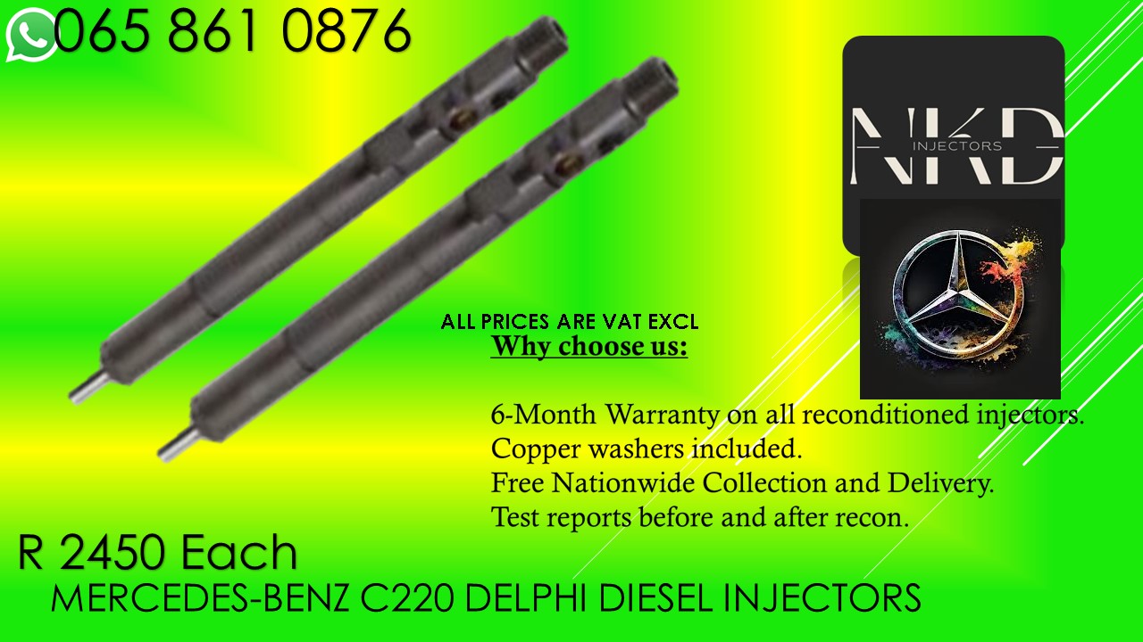 Mercedes C220 Diesel injectors for sale / recon with warranty - Private Seller Mercedes C220 Diesel injectors for sale / recon with warranty - Private Seller