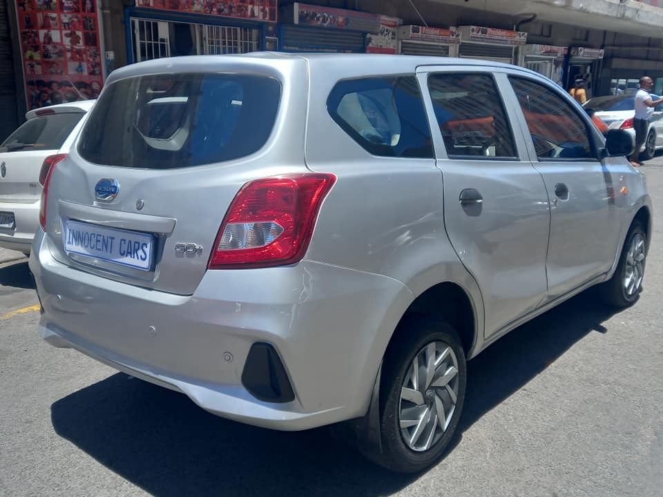 2019 GATSUN GO PLUS  1.2 PETROL, 7 SEATER, MANUAL, SILVER COLOUR, MILEAGE