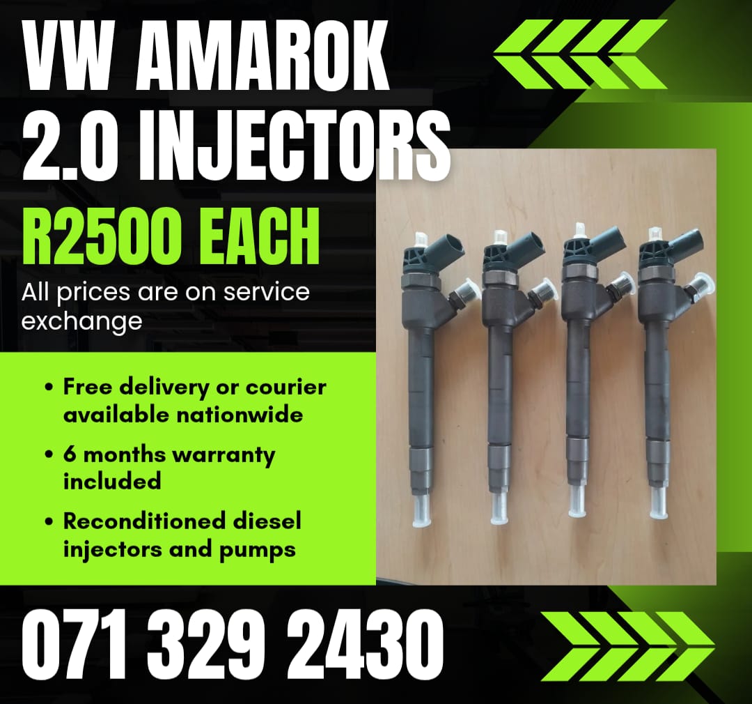 VW AMAROK 2.0 INJECTORS FOR SALE WITH WARRANTY INCLUDED - Private Seller VW AMAROK 2.0 INJECTORS FOR SALE WITH WARRANTY INCLUDED - Private Seller
