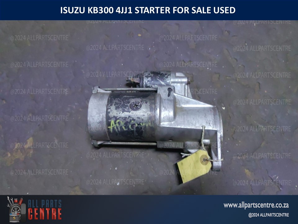 Isuzu KB300 4JJ1 starter for sale used Isuzu KB300 4JJ1 starter for sale used