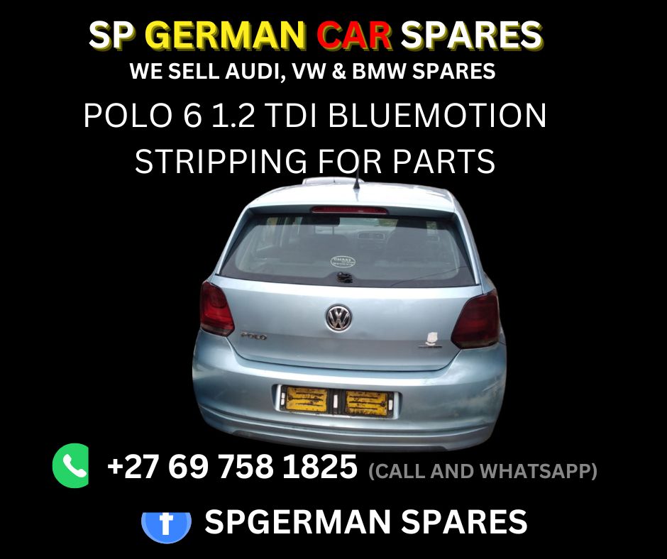 POLO 6 1.2 TDI BLUEMOTION STRIPPING FOR PARTS!!! - Private Seller POLO 6 1.2 TDI BLUEMOTION STRIPPING FOR PARTS!!! - Private Seller
