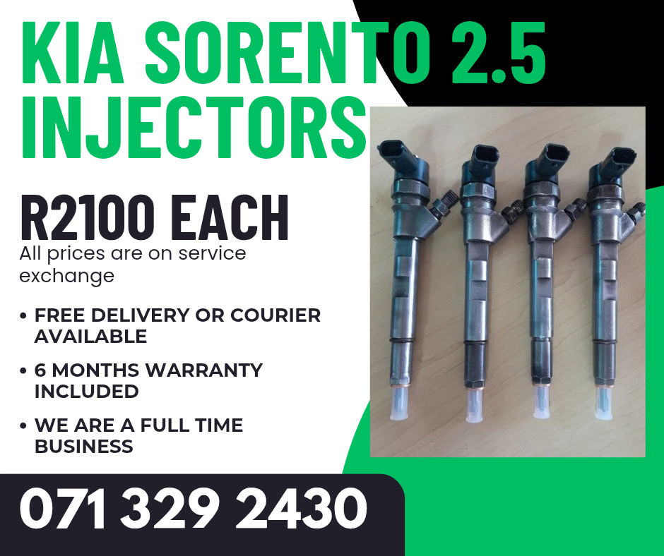 KIA SORENTO 2.5 DIESEL INJECTORS FOR SALE WITH WARRANTY - Private Seller KIA SORENTO 2.5 DIESEL INJECTORS FOR SALE WITH WARRANTY - Private Seller