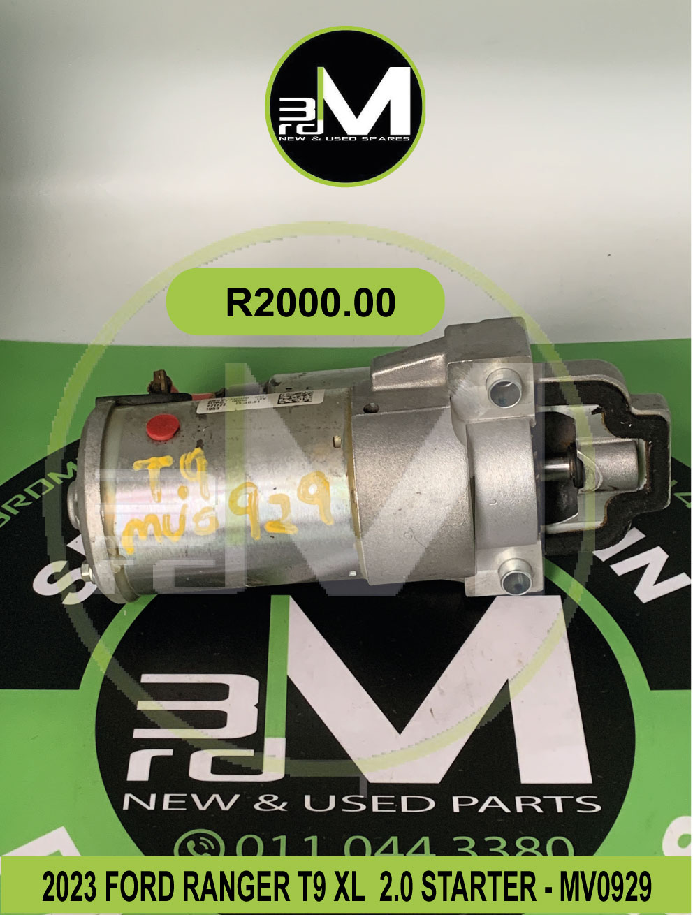 STARTER- FORD RANGER T9 - Private Seller STARTER- FORD RANGER T9 - Private Seller