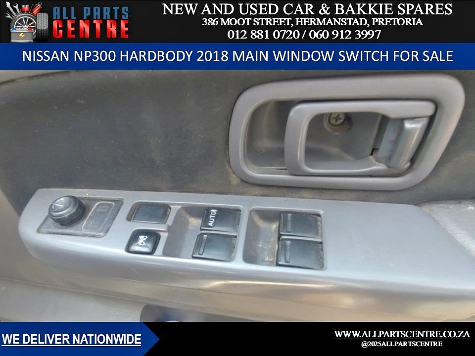 Nissan NP300 Hardbody 2018 main window switch for sale – Used - Private Seller Nissan NP300 Hardbody 2018 main window switch for sale – Used - Private Seller