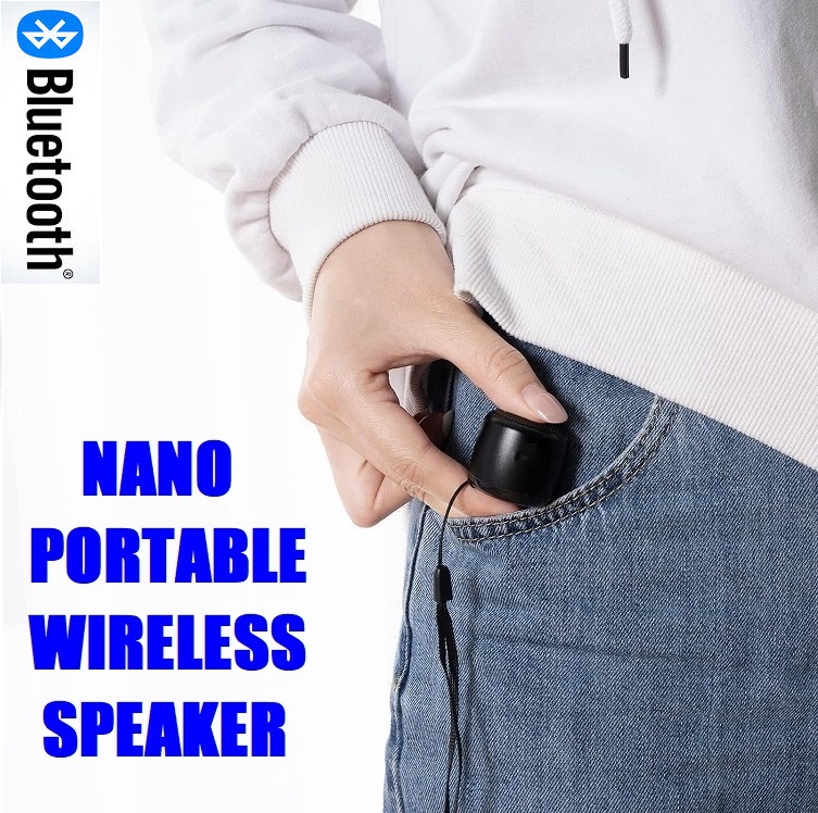 Nano Portable Wireless (Bluetooth) Speaker. Rechargeable Durable Wireless. NEW.