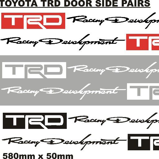 Toyota TRD car bakkie stickers badges - Private Seller Toyota TRD car bakkie stickers badges - Private Seller
