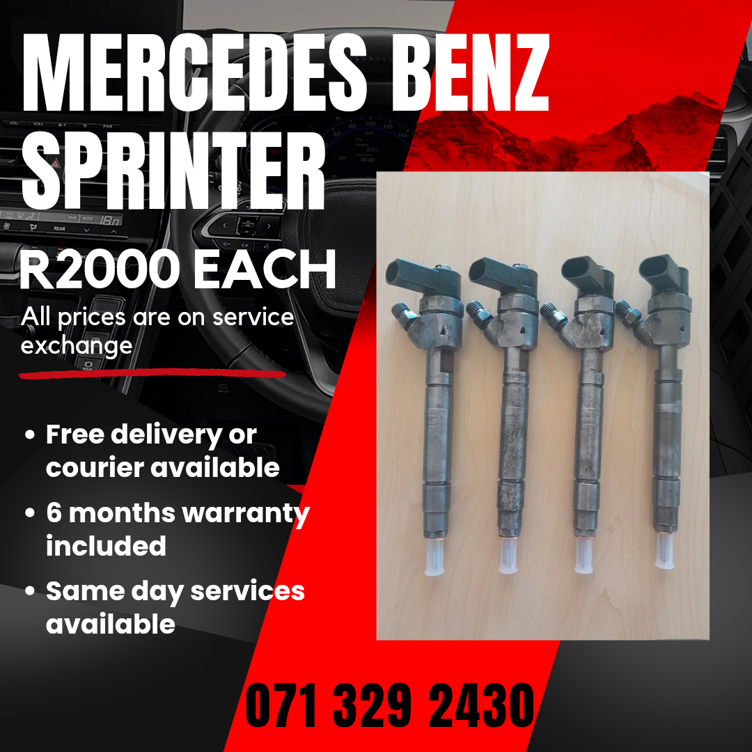 MERCEDES BENZ SPRINTER INJECTORS FOR SALE WITH WARRANTY ON - Private Seller MERCEDES BENZ SPRINTER INJECTORS FOR SALE WITH WARRANTY ON - Private Seller