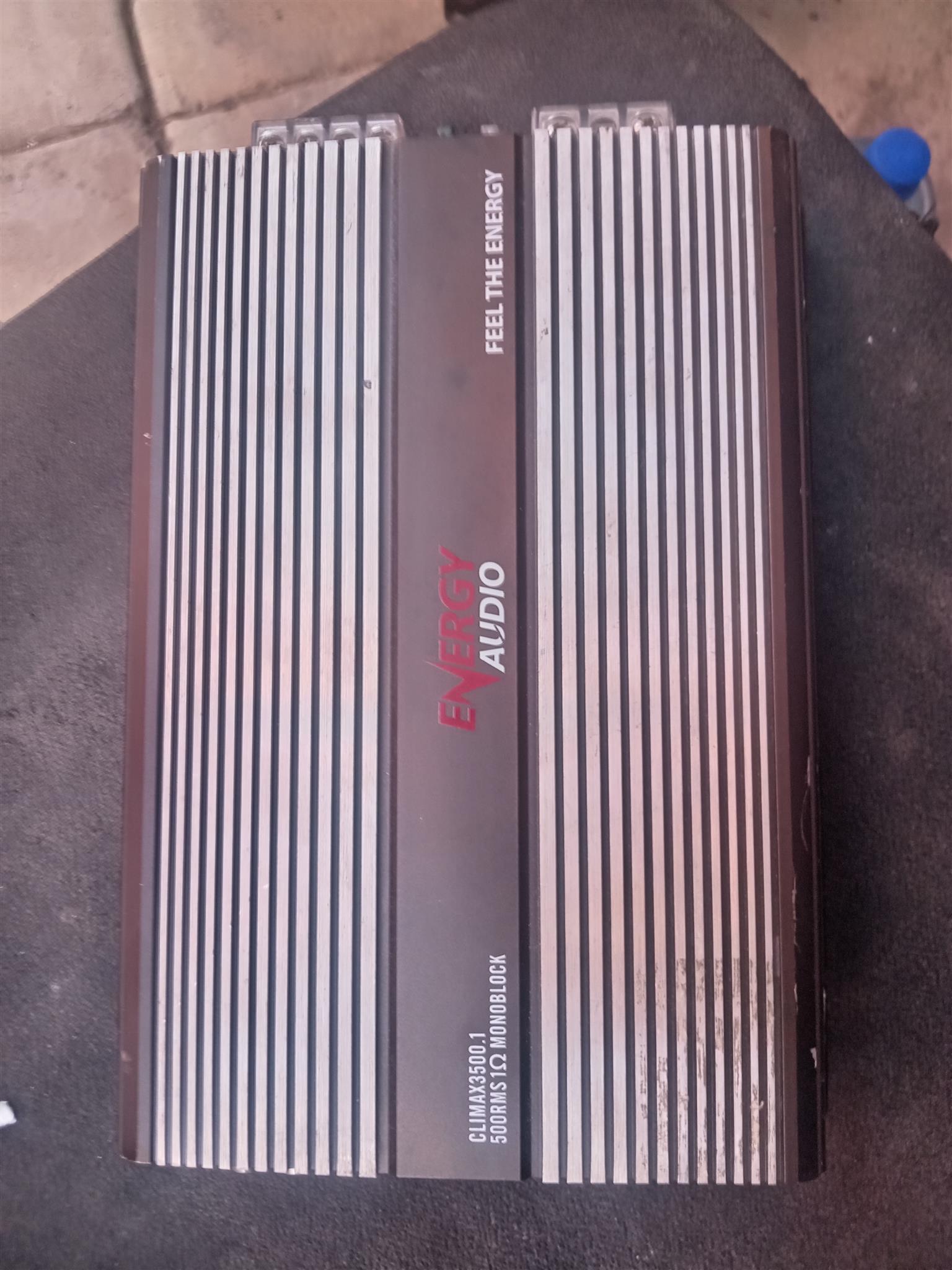 mono block amplifier 500 RMS