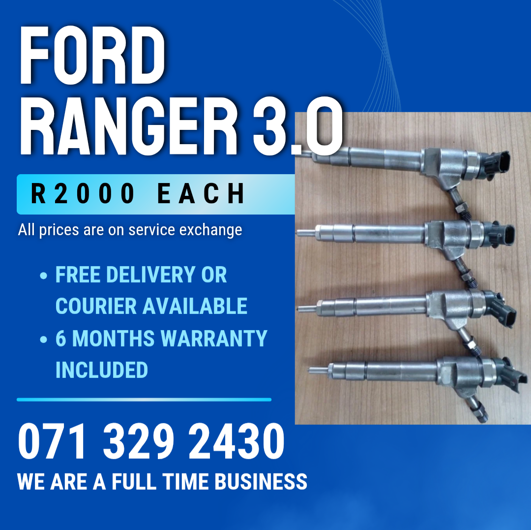 FORD RANGER 3.0 DIESEL INJECTORS FOR SALE WITH WARRANTY - Private Seller FORD RANGER 3.0 DIESEL INJECTORS FOR SALE WITH WARRANTY - Private Seller