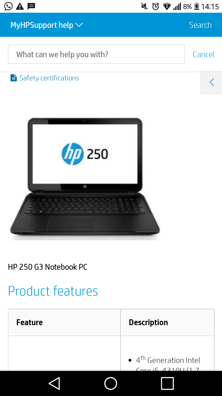 Hp 250 G3 Notebook For Sale Junk Mail