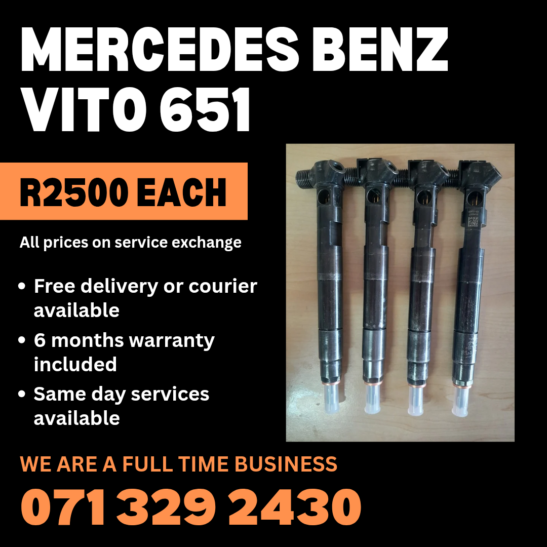 MERCEDES BENZ VITO 651 DIESEL INJECTORS FOR SALE WITH WARRANTY - Private Seller MERCEDES BENZ VITO 651 DIESEL INJECTORS FOR SALE WITH WARRANTY - Private Seller