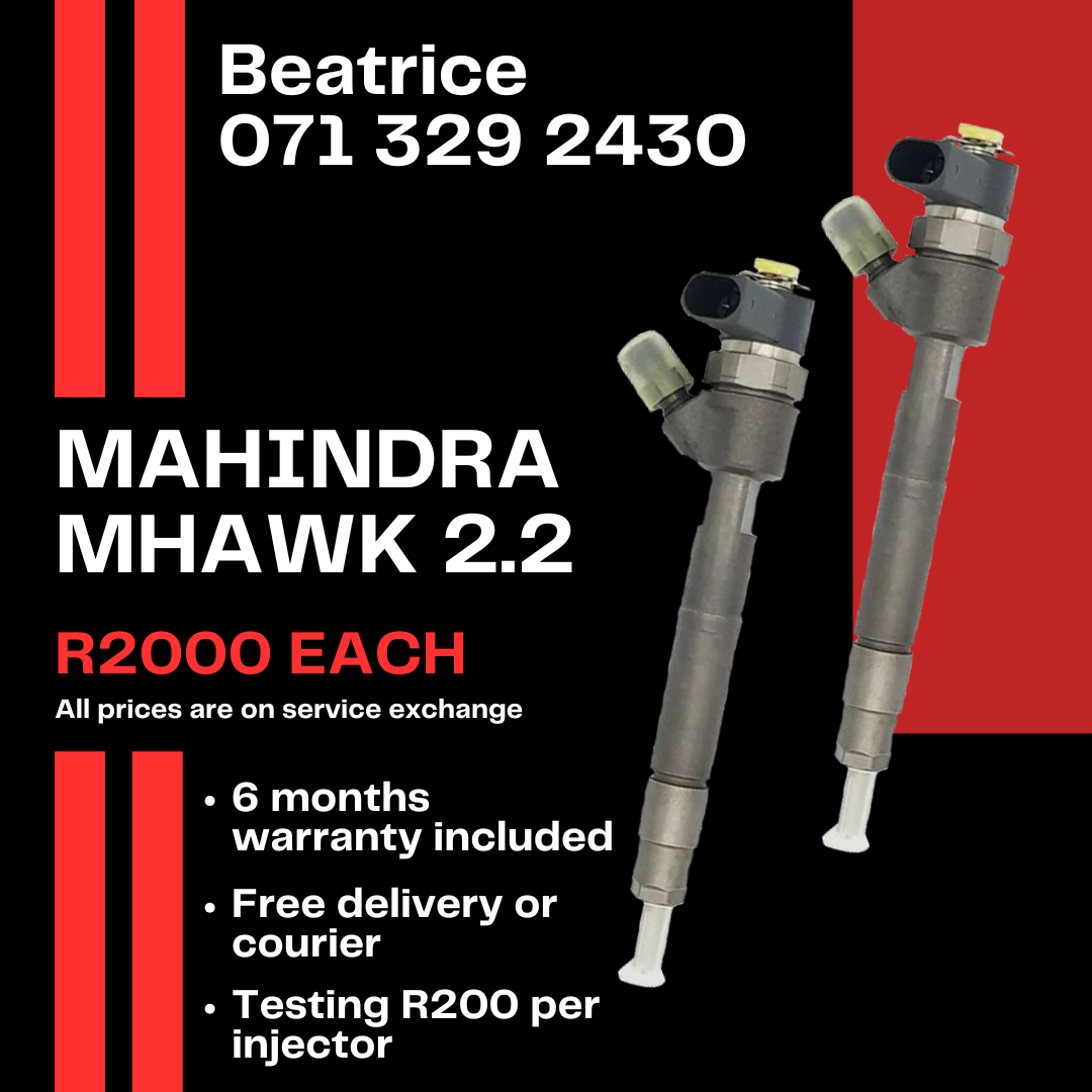 MAHINDRA MHAWK 2.2 INJECTORS FOR SALE WITH WARRANTY ON - Private Seller MAHINDRA MHAWK 2.2 INJECTORS FOR SALE WITH WARRANTY ON - Private Seller