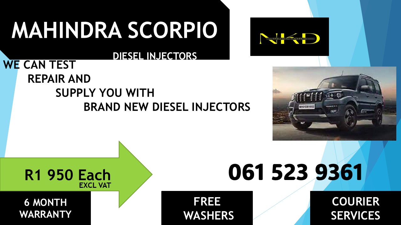 DIESEL INJECTORS FOR MAHINDRA SCORPIO FOR SALE - Private Seller DIESEL INJECTORS FOR MAHINDRA SCORPIO FOR SALE - Private Seller