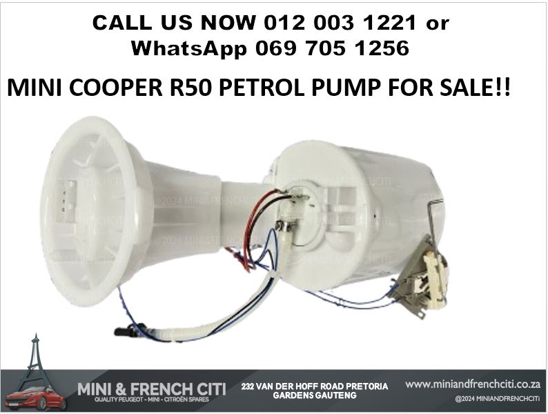 MINI COOPER R50 PETROL PUMP FOR SALE – RELIABLE OEM SPARE PART - Private Seller MINI COOPER R50 PETROL PUMP FOR SALE – RELIABLE OEM SPARE PART - Private Seller