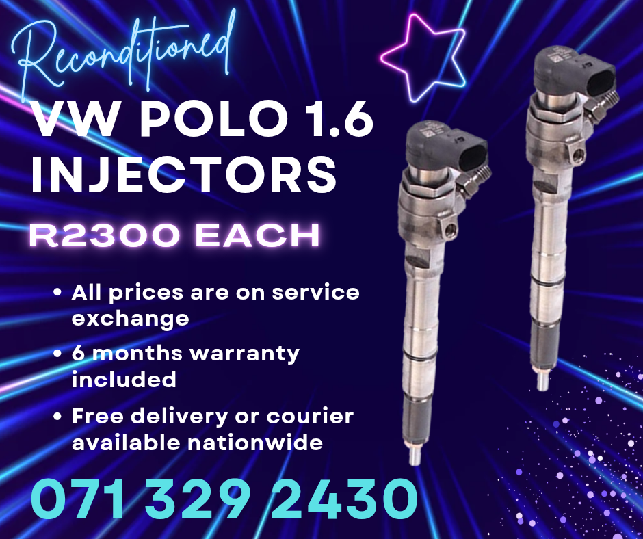 VW POLO 1.6 INJECTORS FOR SALE WITH WARRANTY - Private Seller VW POLO 1.6 INJECTORS FOR SALE WITH WARRANTY - Private Seller