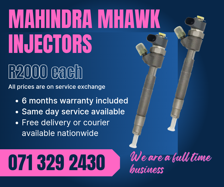 MAHINDRA MHAWK 2.2 INJECTORS FOR SALE WITH WARRANTY - Private Seller