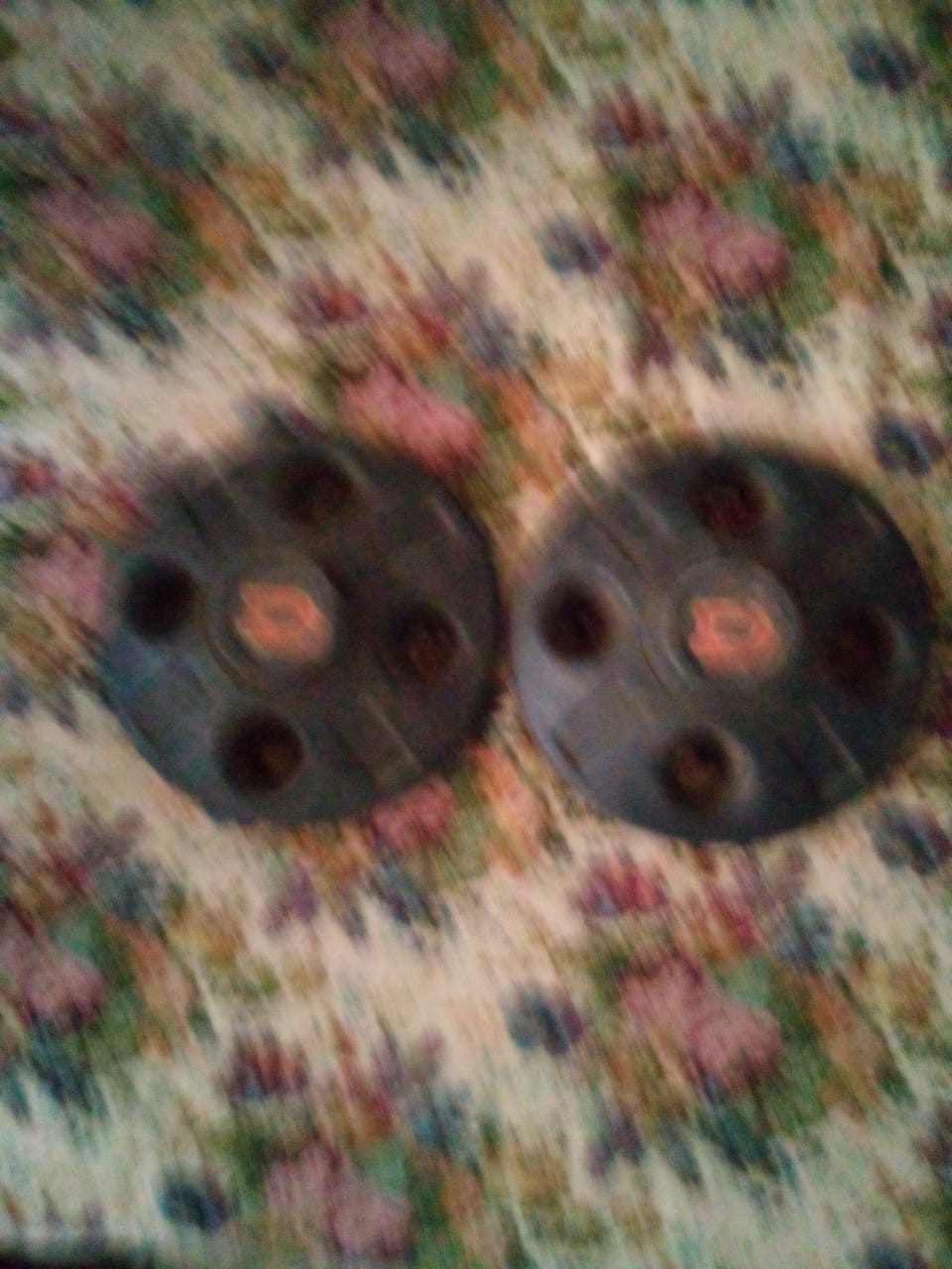 1400 Nissan sport steering wheel and set of 2 hubcaps