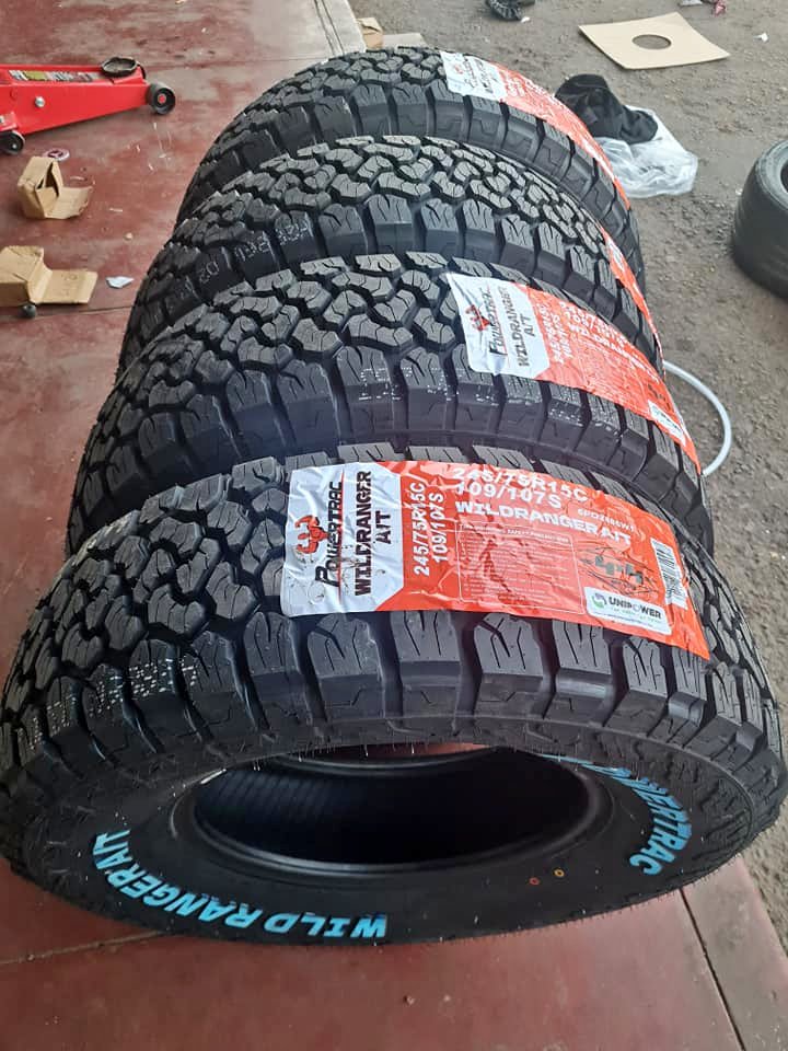 4×245/75/15 powertrac Brand new tyres fitted and balanced
