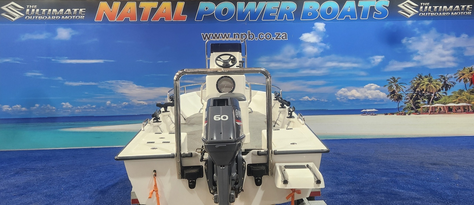 GETAWAY 475 SPEARO ON TRAILER 60 HP YAMAHA 2 STROKE 234 HOURS