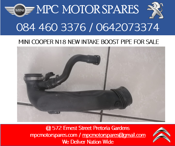 MINI COOPER N18 NEW INTAKE BOOST PIPE FOR SALE - Private Seller MINI COOPER N18 NEW INTAKE BOOST PIPE FOR SALE - Private Seller