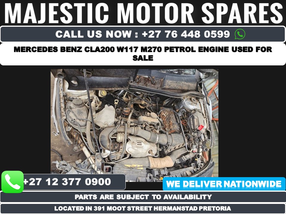MAJ3158 Mercedes benz M270 petrol engine used for sale - Private Seller MAJ3158 Mercedes benz M270 petrol engine used for sale - Private Seller