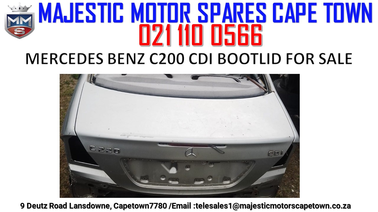 Mercedes Benz C220 CDI boot lid for sale - Private Seller Mercedes Benz C220 CDI boot lid for sale - Private Seller